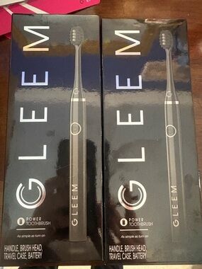 Gleem Electric Toothbrush - Black (Set of 2)